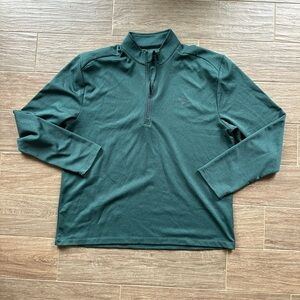 Callaway Men’s 3/4 Zip Forest Green Gold Shirt